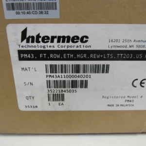 INTERMEC/HONEYWELL PM43A11000040201-TT 203DPI Eth/Ser/USB Rewinder 70-5