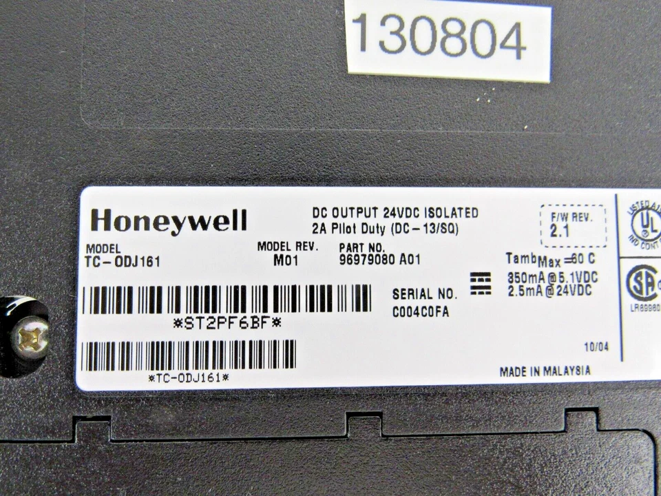 Honeywell TC-ODJ161 96979080 A01 Digital Output F-12 - Image 2